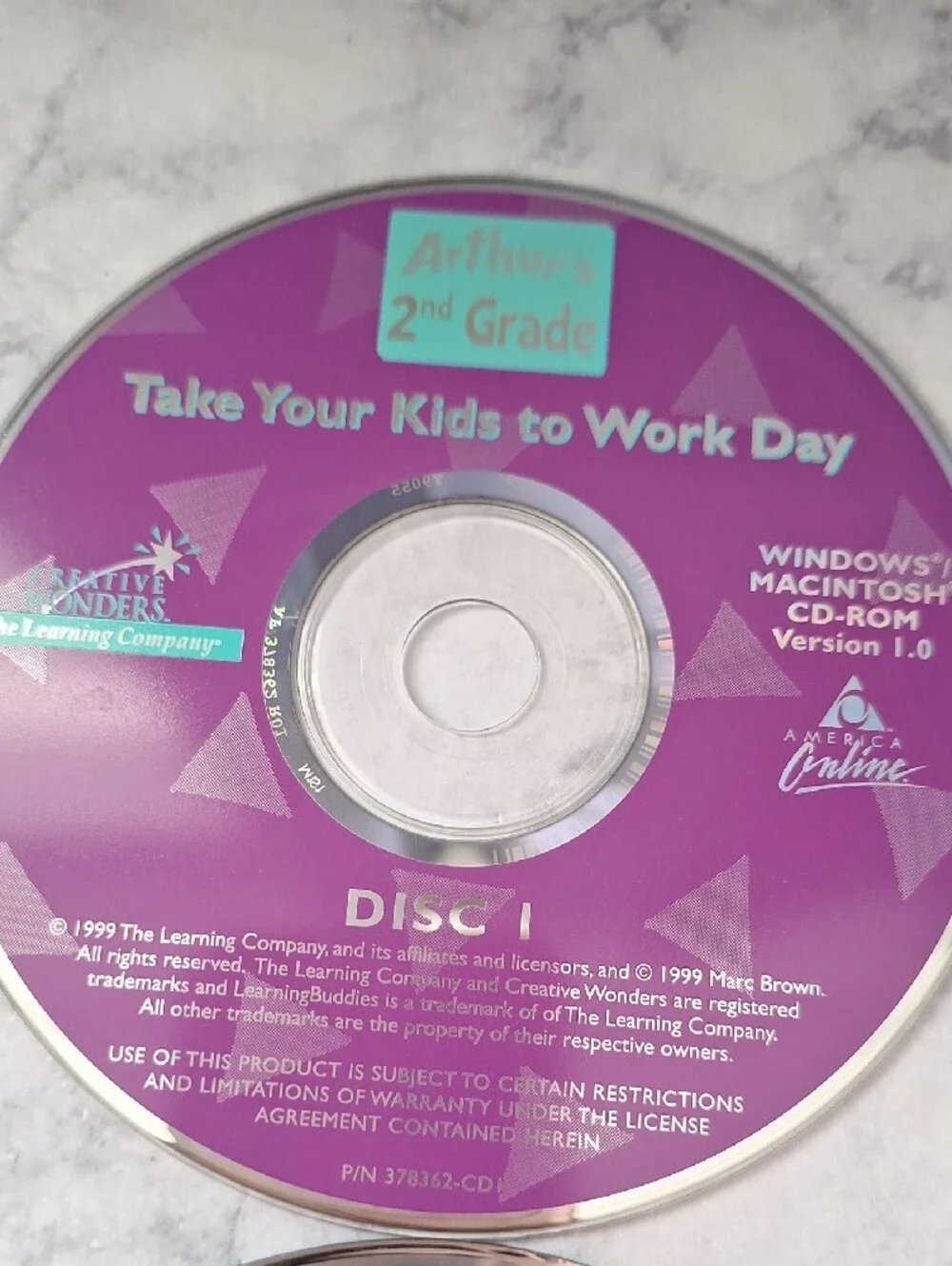 Arthur's 2nd Grade Activity Center PC/Mac CD-ROM - Purple & Teal